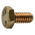 Midwest Fastener 1/4"-20 Hex Head Cap Screw, Silicon Bronze, 1/2 in L, 10 PK 39321